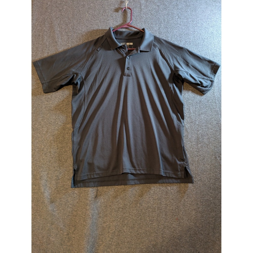 511 Tactical Polo Shirt Mens Medium Black Short Sleeve Performance M